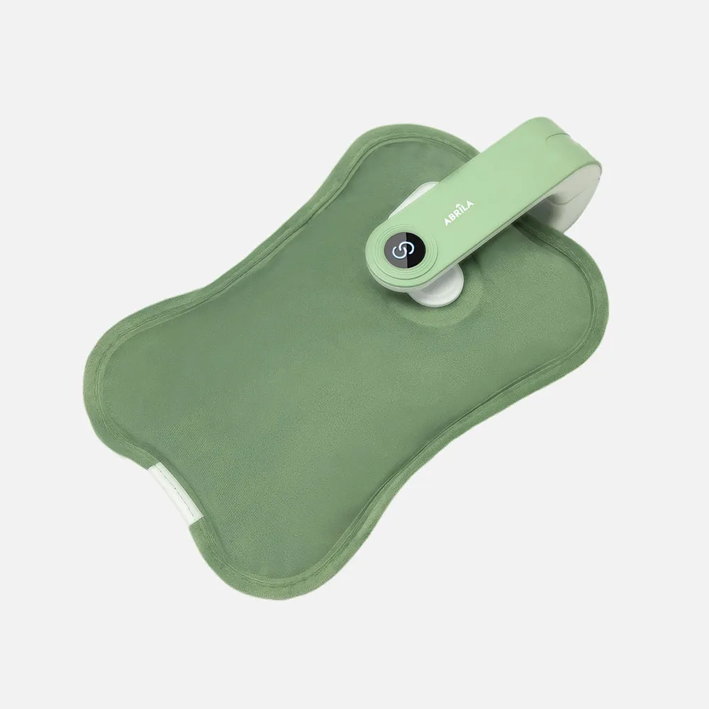 283210406 - Hot Water Bottle Electric Penelope 400w Green  Dry Resistance,Charger Included,Thermostat 7x27,5x18cm