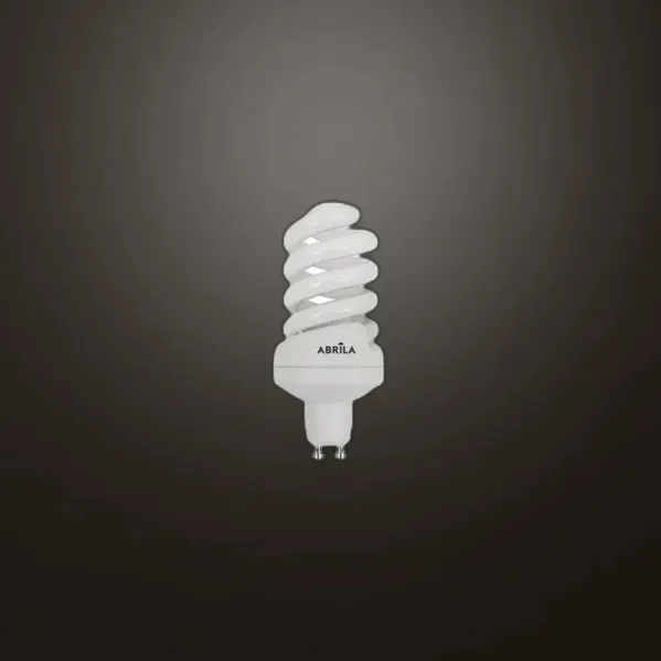 Bombilla Eco. Gu10 15w Ext.minispiral 2700k Calida