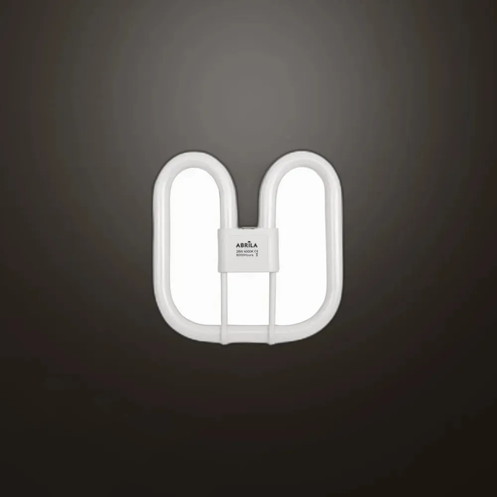 Bombilla 2d Gr10q 4 Pinos 28w 4000k Blanca