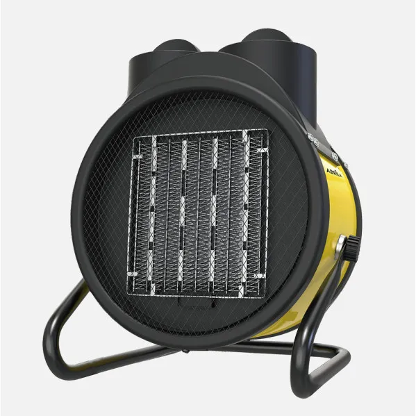 Termoventilador Ceramico Industrial Dover 2000w Amarillo 3pot Termostato Reg.seg.asa 22x18,5x15,5 Cm