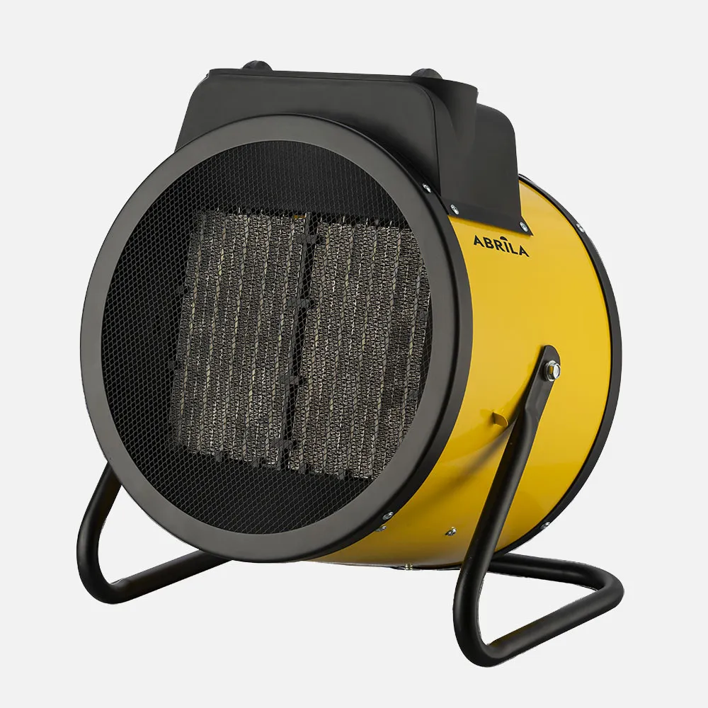 Termoventilador Ceramico Indust.dover 9000w Amarillo 3pot 400v Conex.trifasica Termostato Reg.seguridad,asa 43,5x36,5x30 Cm