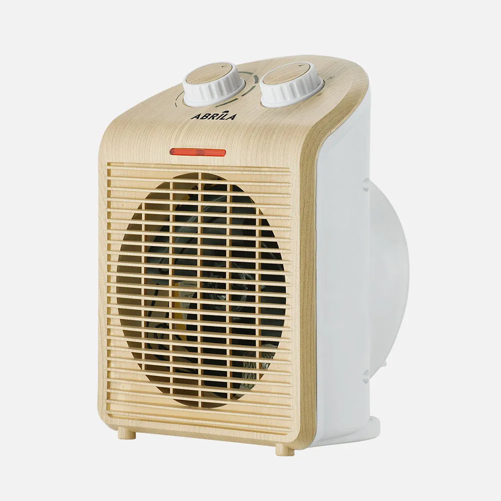 278822068 - Termoventilador Electrico Ferry 2000w Blanco/haya 2pot.3fun Termostato Seg.antivuelco 26x20x14cm