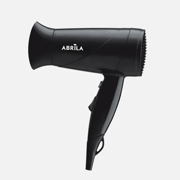 Secador Zuber Negro 1600w 2veloc.fun.frio Motor Dc Concentrador De Aire Y Anilla Colgar 22x18x7,5cm