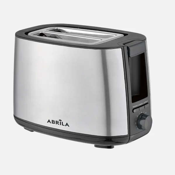 Tostador Pan Limia 750w Negro/plata 7niv.tostado,descongelacion, Apagado Autom.2ranuras.recogemigas,17x26,5x15cm