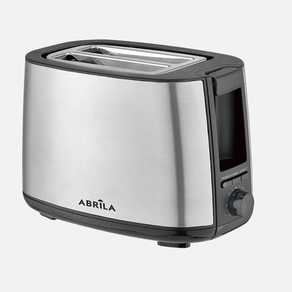 Tostador Pan Limia 750w Negro/plata 7niv.tostado,descongelacion, Apagado Autom.2ranuras.recogemigas,17x26,5x15cm