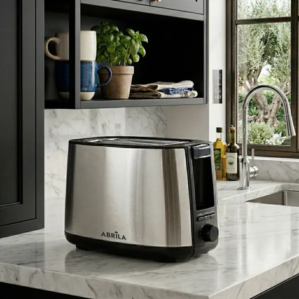 Tostador Pan Limia 750w Negro/plata 7niv.tostado,descongelacion, Apagado Autom.2ranuras.recogemigas,17x26,5x15cm