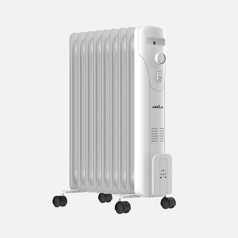 278632001 - Oil Radiator Duncan 2000w White 3pot.Dimmable Thermostat,Tip-over Protection Safety Protection 60,5x41,5x24,5cm