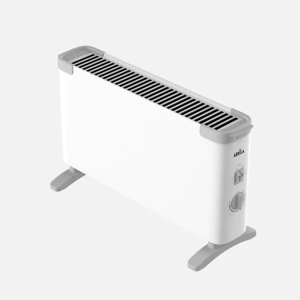 Convector Heater Nectar 2000w White, 3 Power Levels, Adjustable Thermostat, Overheat Protection, Carry Handle 32x54x20cm