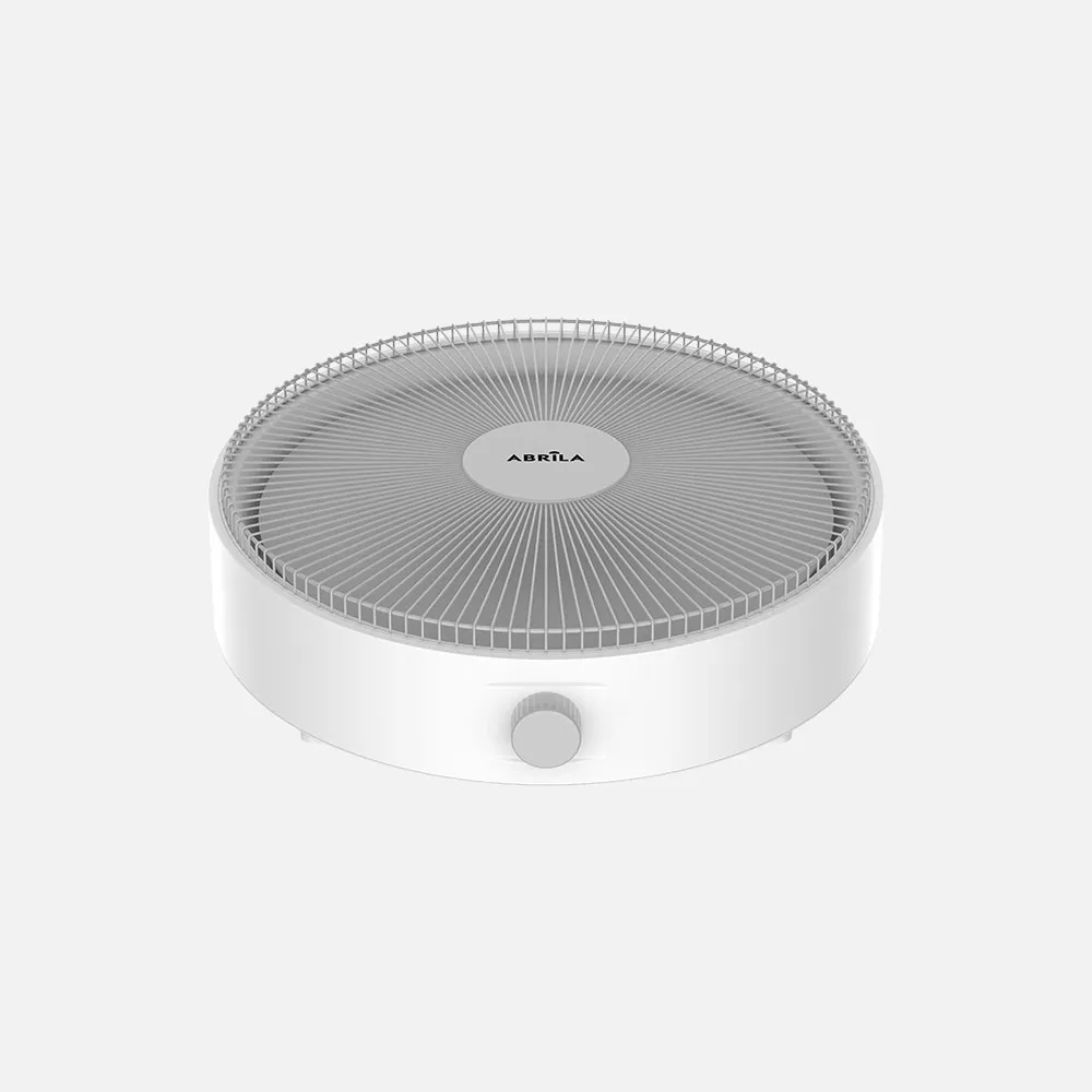Brasero Electrico de Mica Parker Blanco 1200w 2pot Cable3m Antivuelco 11,5x41x41cm