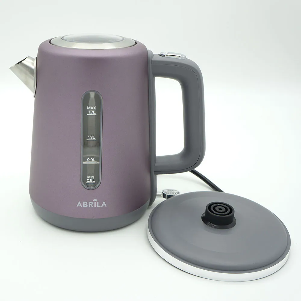 Hervidor De Agua Elect.toral Viole/gris 1,7l 2200w Base Giratoria,apagado Automatic.