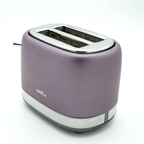 Tostador De Pan Urbion 815w Violeta/gris 7niveles De Tostad  2ranuras Recogemigas.descongelar.recalentar. 19,5x16,5x27cm