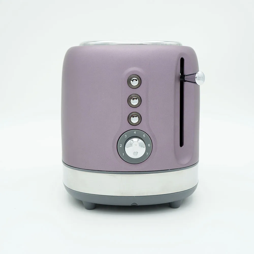 Tostador De Pan Urbion 815w Violeta/gris 7niveles De Tostad  2ranuras Recogemigas.descongelar.recalentar.