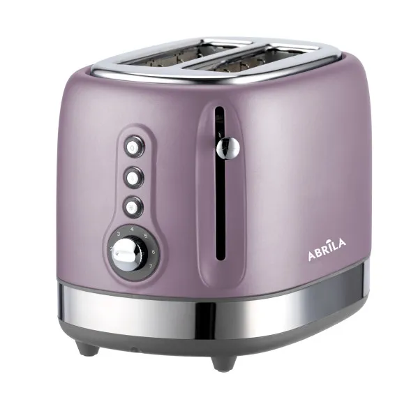 Tostador De Pan Urbion 815w Violeta/gris 7niveles De Tostad  2ranuras Recogemigas.descongelar.recalentar. 19,5x16,5x27cm