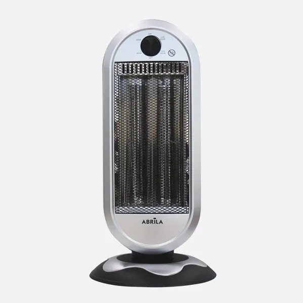 Heater Elec.Carbon Fulgor 900w Black/Silver 2-power Oscillating 2-element Carry handle Tip-over protection Therm.adj 60x30x30cm