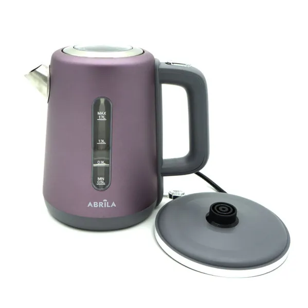 Hervidor De Agua Elect.toral Viole/gris 1,7l 2200w Base Giratoria,apagado Automatic.