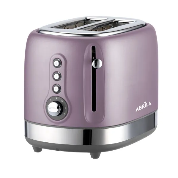 Tostador De Pan Urbion 815w Violeta/gris 7niveles De Tostad  2ranuras Recogemigas.descongelar.recalentar. 19,5x16,5x27cm