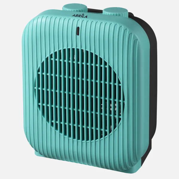Termoventilador Electrico Brooker 2000w Azul/negro 2pot.termostato Reg., Protecc.sobrecalent.y Corte Seguridad 25x20,5x13cm