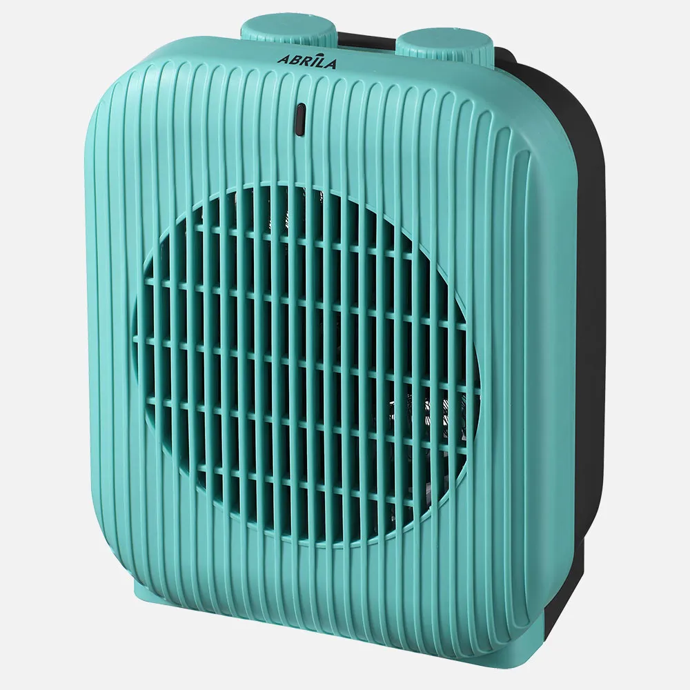 Termoventilador Electrico Brooker 2000w Azul/negro 2pot.termostato Reg., Protecc.sobrecalent.y Corte Seguridad 25x20,5x13cm