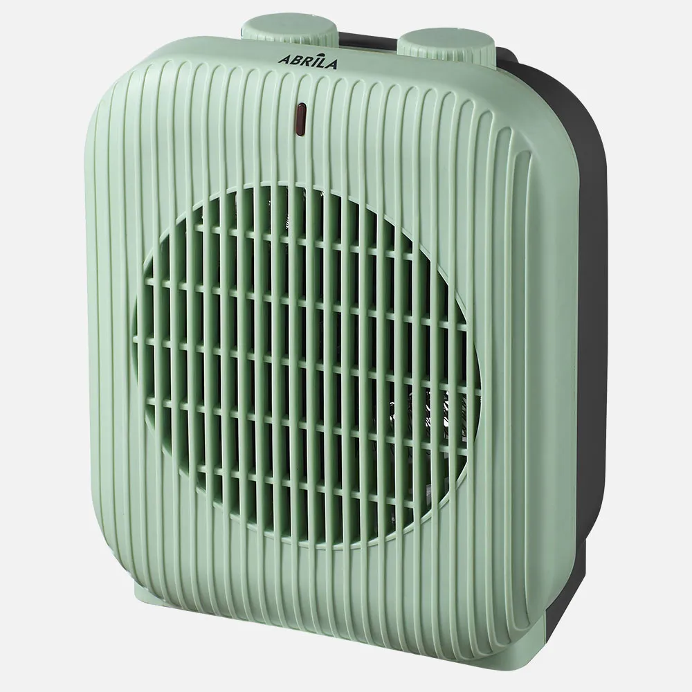 281222006 - Termoventilador Electrico Brooker 2000w Verde/negro 2pot.termostato Reg., Protecc.sobrecalent.y Corte Seguridad 25x20,5x13cm