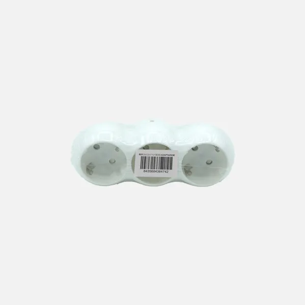 Echo Adapter 3Retractable takings Mod7 2p+and 16to 230v White Protecc. Children's 5x14x8cm