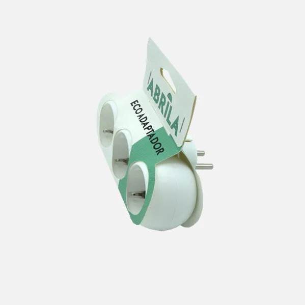 Echo Adapter 3takings Blister pack Mod7 2p+and 16to 230v White  Protecc.Children's 5x14x8cm