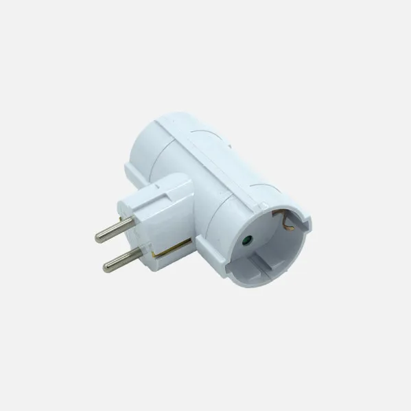 Echo Adapter 2takings Blister pack Mod5 2p+and 16to 230v White Protecc. Children's 4x8,5x10cm