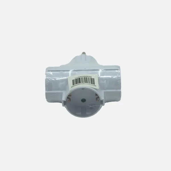Echo Adapter 3takings Retract.mod4 2p+and 16to 230v White  Ptotecc. Children's 4x8,5x10cm