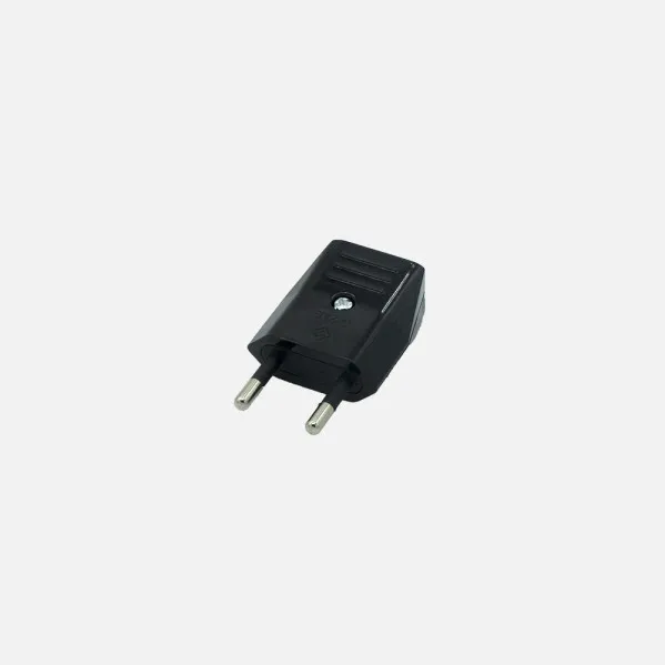 Echo Clavija Blister pack Mod5 2p+and 10to 230v Black 2x3,5x6cm
