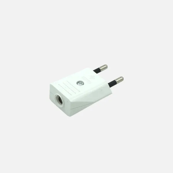 Echo Clavija Blister pack Mod5 2p+and 10to 230v White 2x3,5x6cm