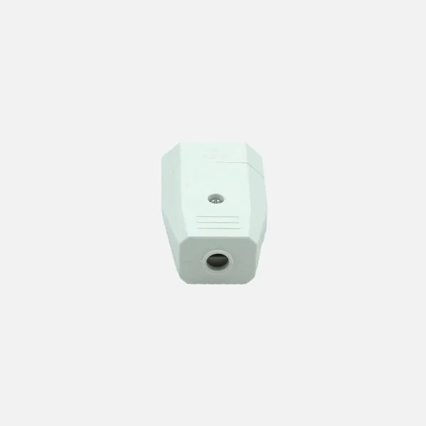 Echo Based Aerial Blister pack Mod3 2p+and 10to 230v White 2x4x6cm