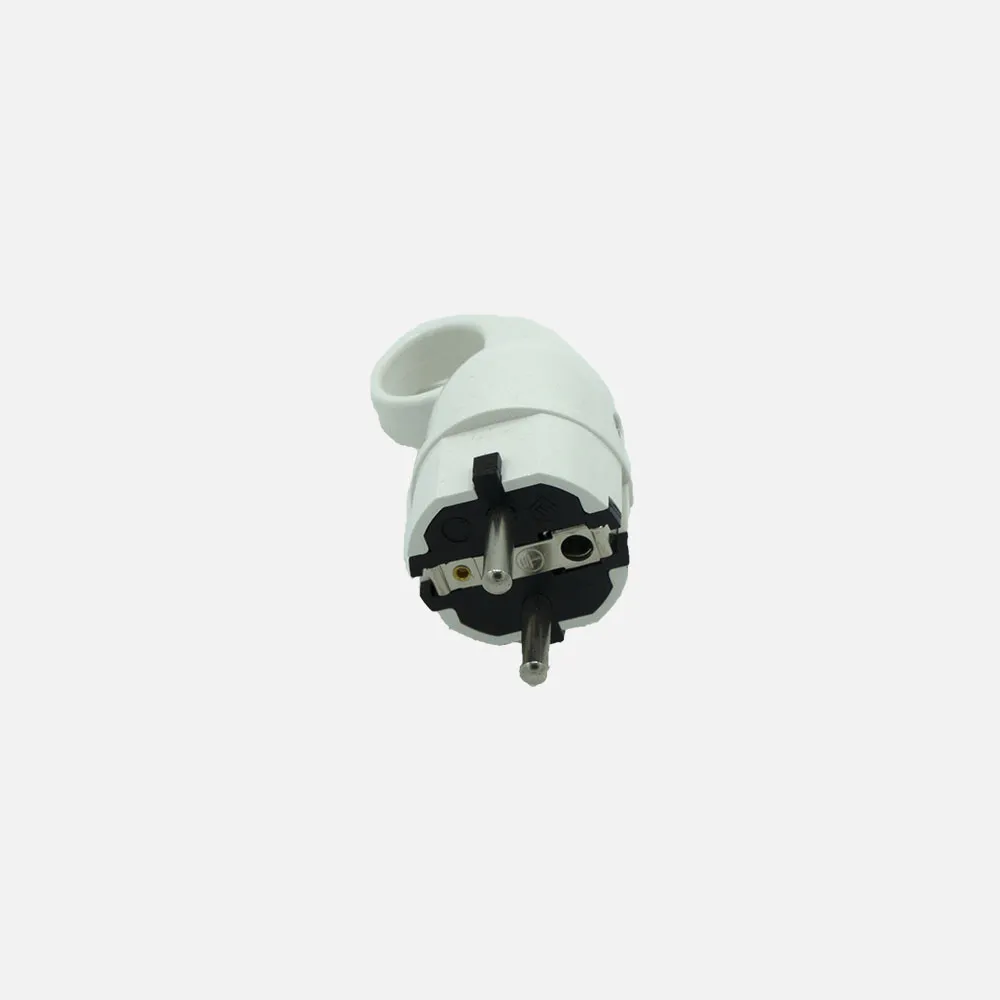 Eco Clavija Blister Mod6 2p+e 16a 230v Blanca 4,5x3,5x10cm C/anilla Tirador