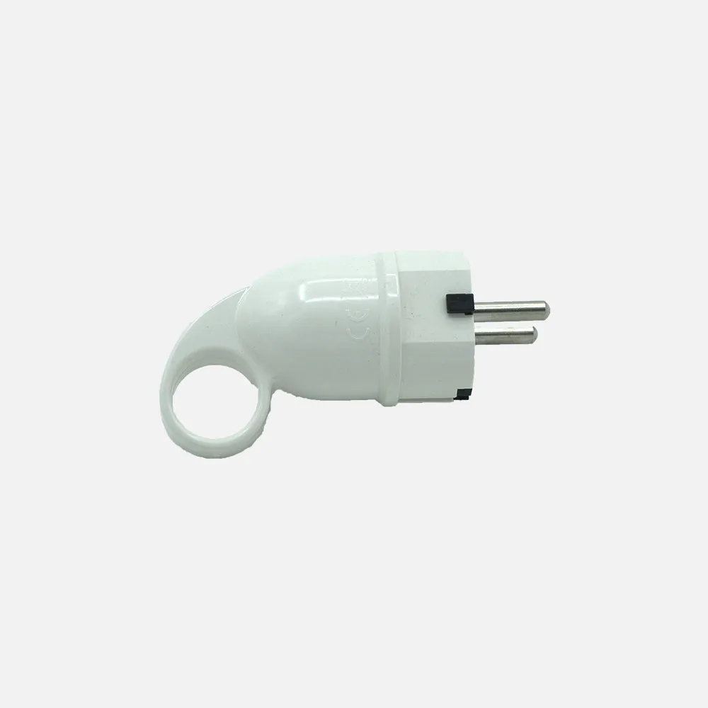 Eco Clavija Blister Mod6 2p+e 16a 230v Blanca 4,5x3,5x10cm C/anilla Tirador