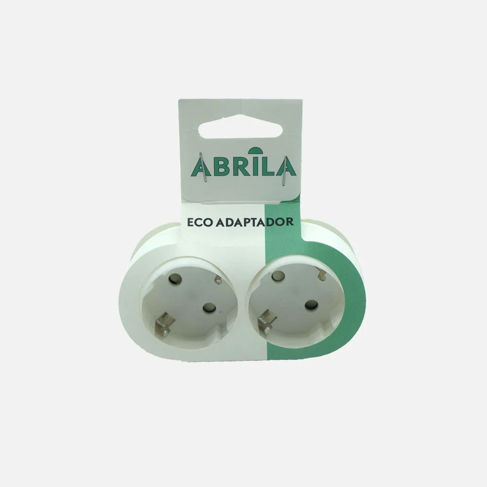 260206201 - Echo Adapter 2takings Blister pack Mod6 2p+and 16to 230v White Protecc. Children's 5x10x8cm