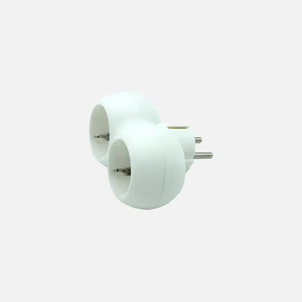 Echo Adapter 2takings Blister pack Mod6 2p+and 16to 230v White Protecc. Children's 5x10x8cm