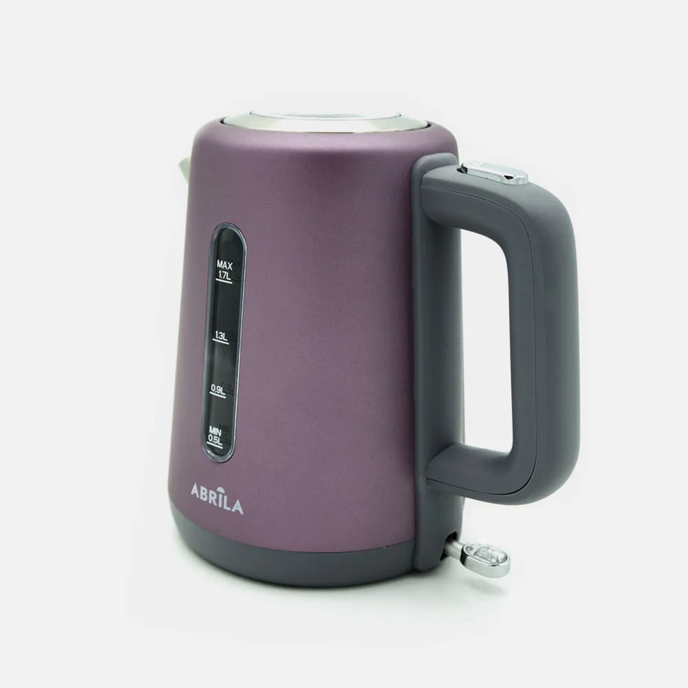Hervidor De Agua Elect.toral Viole/gris 1,7l 2200w Base Giratoria,apagado Automatic.