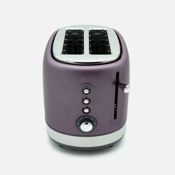 Tostador Of Bread Urbion 815w Violeta/grey 7levels Of Toast  2slots Recogemigas.descongelar.recalentar. 19,5x16,5x27cm
