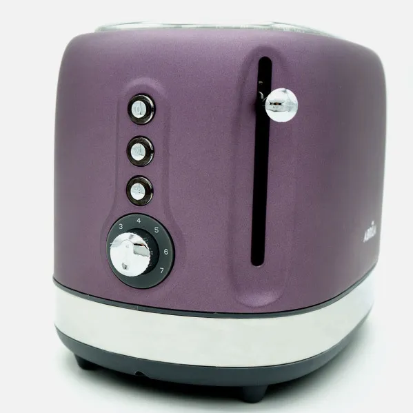 Tostador Of Bread Urbion 815w Violeta/grey 7levels Of Toast  2slots Recogemigas.descongelar.recalentar. 19,5x16,5x27cm