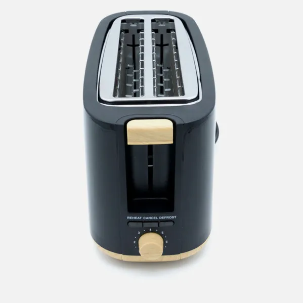 Tostador Bread Eume 1400w Black/there are 7levels Toasted,thawing,  Apag.Automatic,2slots,recogemigas 17x38x14,5cm