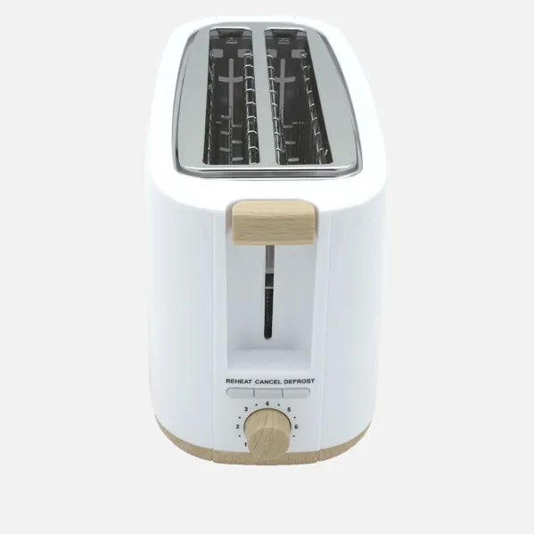 Tostador Bread Eume 1400w White/there are 7levels Toasted,thawing,  Apag.Automatic,2slots,recogemigas 17x38x14,5cm