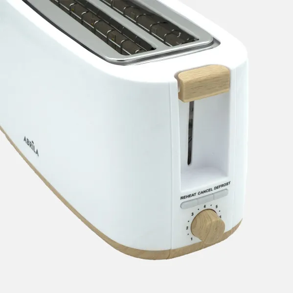 Tostador Bread Eume 1400w White/there are 7levels Toasted,thawing,  Apag.Automatic,2slots,recogemigas 17x38x14,5cm