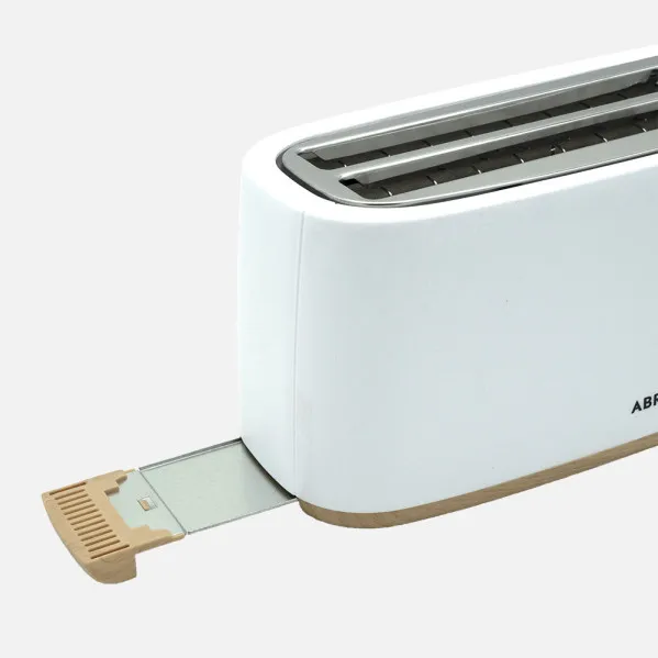 Tostador Bread Eume 1400w White/there are 7levels Toasted,thawing,  Apag.Automatic,2slots,recogemigas 17x38x14,5cm