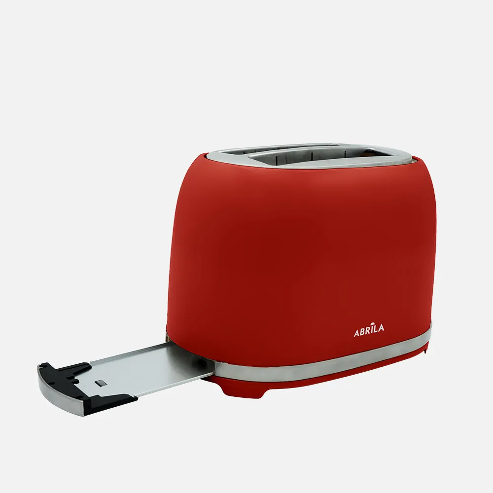 Tostador Pan Tambre 850w Rojo 7niv.tostado, Descongelacion,  Apagado.autom.2ranuras.recogemigas.19x28x17cm