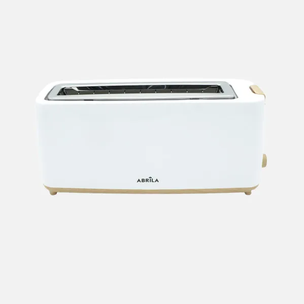 Tostador Pan Yeltes 900w Blanco/haya 7niv.tostado,descongelacion,apagado Autom.1ranura.recogemigas.17x38x11,5cm