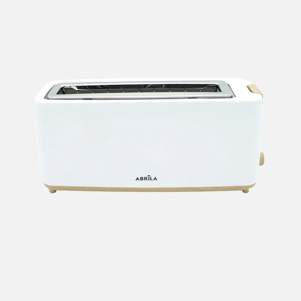 Tostador Pan Yeltes 900w Blanco/haya 7niv.tostado,descongelacion,apagado Autom.1ranura.recogemigas.17x38x11,5cm