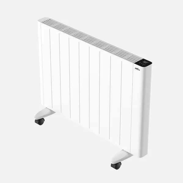 Ceramic Electric Radiator Apex White 2000w 3mod Prog7d Touch Tip-over Protection 58x83x8cm
