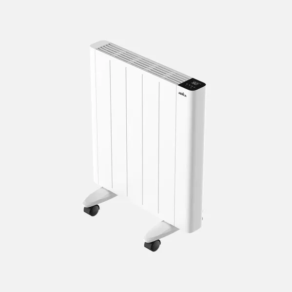 Ceramic Electric Radiator Apex White 1000w 3mod Prog7days Touch Tip-over Protection 58x51x8cm