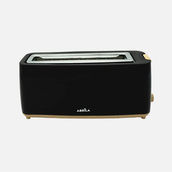 Toaster Yeltes 900w Black/Beech 7 Levels Toasting, Defrosting, Automatic Shut-off, 1 Slot, Crumb Tray, 17x38x115cm