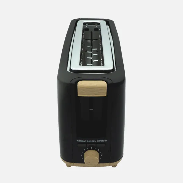 Tostador Pan Yeltes 900w Negro/haya 7niv.tost.descongelacion,apag.automatico.1ranura.recogemigas.17x38x115cm