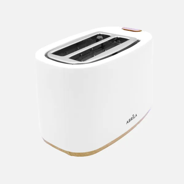 Tostador Pan Ulla 750w Blanco/haya 7niv.tostado,descongelacion,  Apagado Automatico,2ranuras,recogemigas,17x26,5x15cm