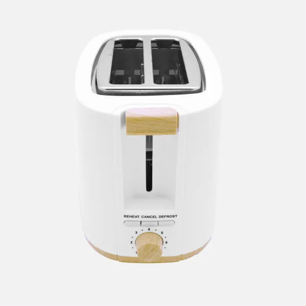 Tostador Pan Ulla 750w Blanco/haya 7niv.tostado,descongelacion,  Apagado Automatico,2ranuras,recogemigas,17x26,5x15cm